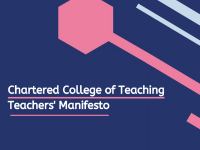 Chartered College of Teaching Manifesto News Article image