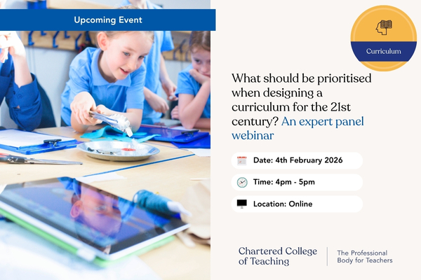 What should be prioritised when designing a curriculum for the 21st century? An expert panel webinar